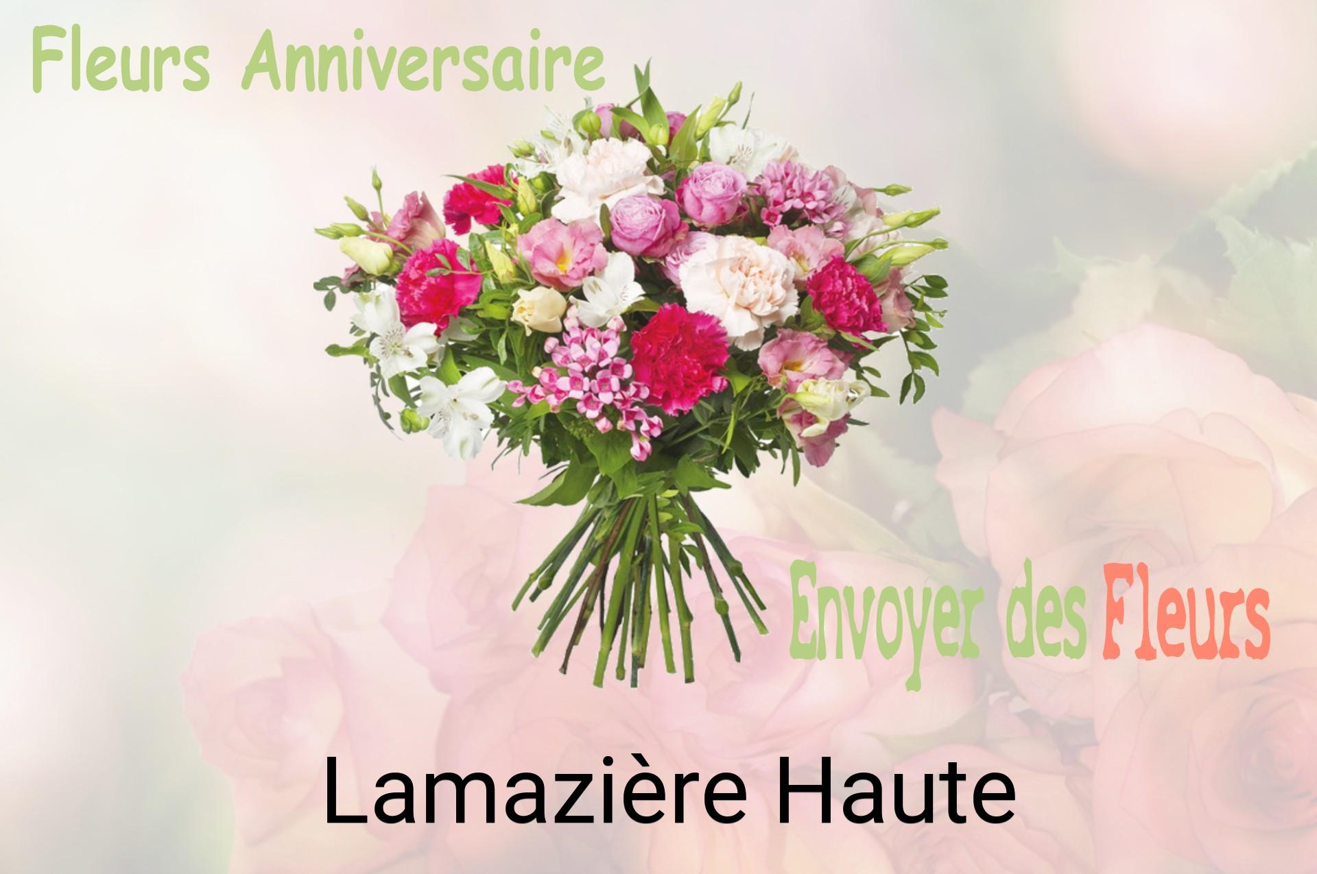 Bouquet de fleurs d’anniversaire livré à Lamazière-Haute