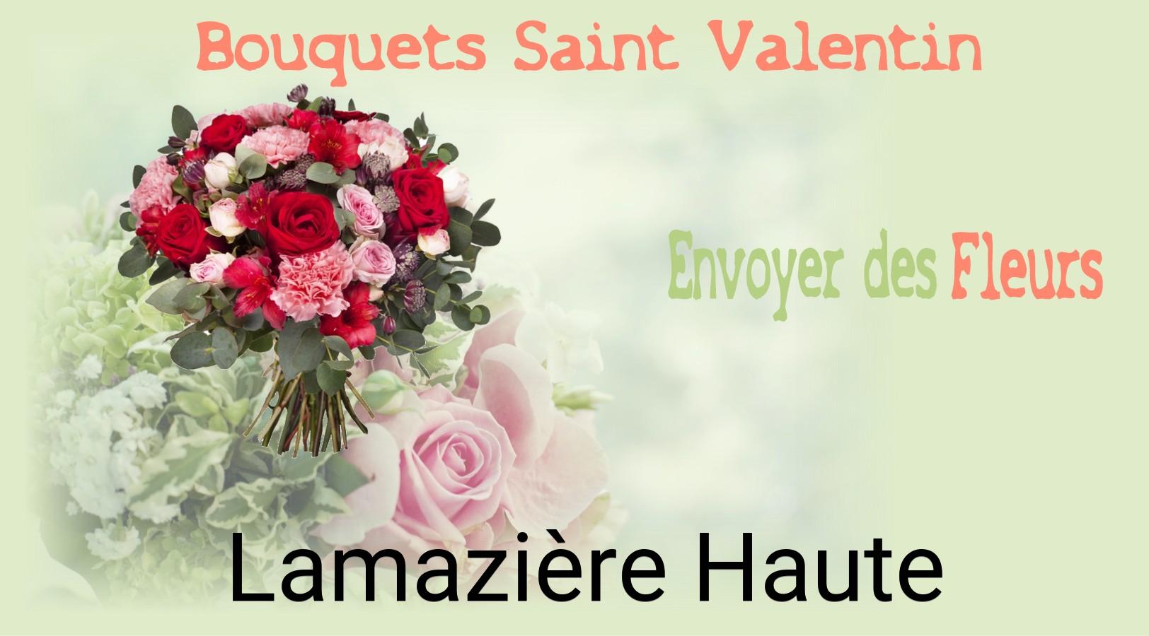 Roses de Saint-Valentin livrées à Lamazière-Haute